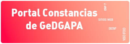 Portal de Constancias de GeDGAPA